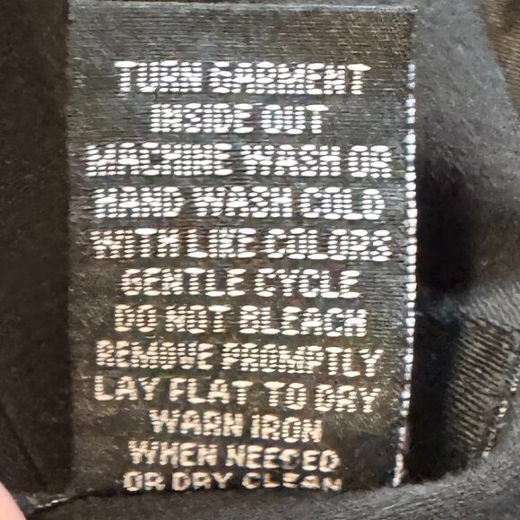 (S) LARRY LEVINE Stretch Black Jacket with Faux Leather Trim - Picture 9 of 11